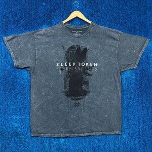 Sleep Token “Take Me Back to Eden” Rock Band Mineral Wash Graphic T-Shirt Size 3